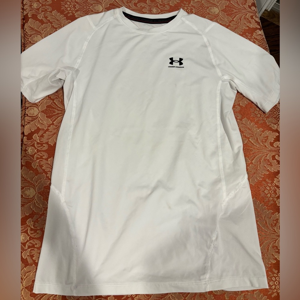 Under Armour White Performance Tee